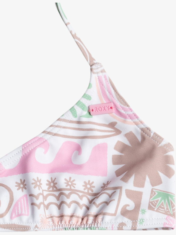 2 Totally Iconic - Bikini due pezzi taglio triangolare da Ragazza 6-16 White ERGX203569 Roxy