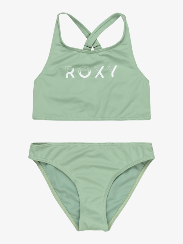 0 Solid Active - Maillot deux pièces pour Filles 6-16 ans Vert ERGX203618 Roxy