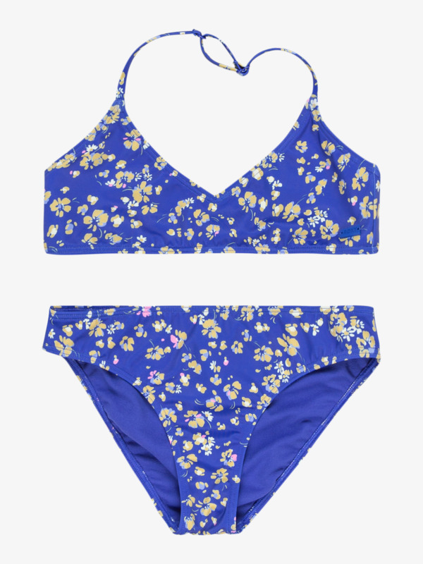 0 Shadow Floral Brasic - Maillot deux pièces pour Filles 6-16 ans Bleu ERGX203630 Roxy