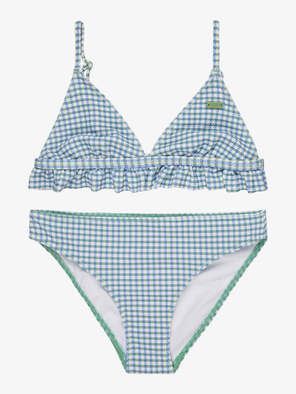 0 Gingham - Two-Piece Swim Set for Girls 6 - 16 White ERGX203634 Roxy