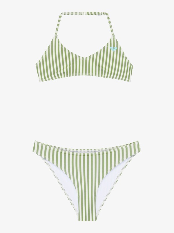 0 Bico Active - Two Piece Bralette Bikini Set for Girls 6-16 Green ERGX203688 Roxy