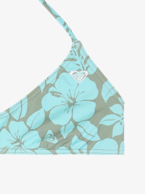 2 Roxy Spirit - Two Piece Triangle Bikini Set for Girls 6-16 Green ERGX203690 Roxy