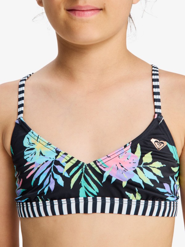 5 Roxy Active - Bikini triangular para ni&ntilde;as 6-16 Rosa ERGX203693 Roxy