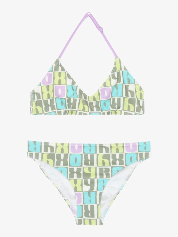 0 Letter Up - Ensemble bikini bralette deux pi&egrave;ces pour Filles 6-16 ans Vert ERGX203695 Roxy