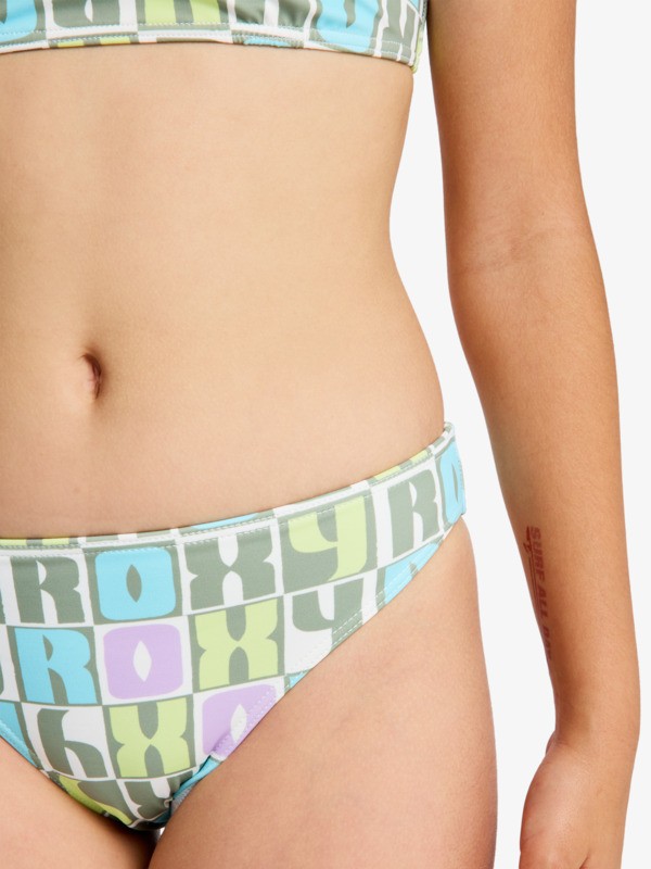 9 Letter Up - Ensemble bikini bralette deux pi&egrave;ces pour Filles 6-16 ans Vert ERGX203696 Roxy