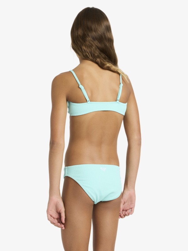 2 Aruba - Bikini bralette para ni&ntilde;as 6-16 Azul ERGX203702 Roxy