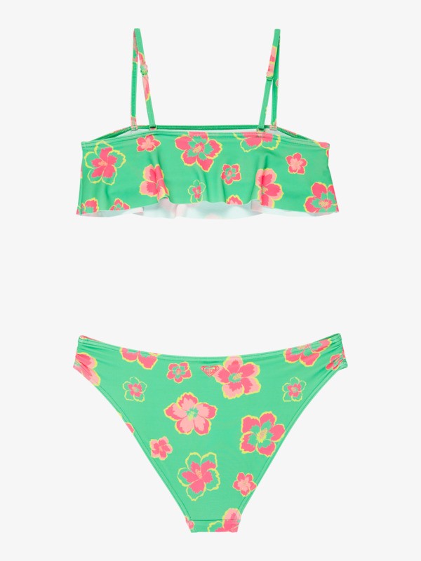 1 Tropicool - Set bikini due pezzi svolazzante da Ragazza 6-16 Green ERGX203712 Roxy