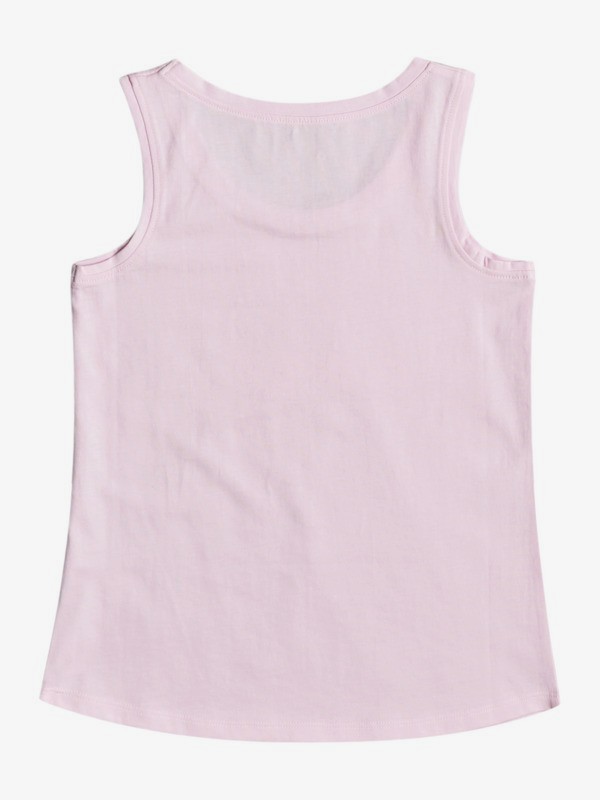 1 There Is Life - Organic Vest Top for Girls 4-16 Pink ERGZT03749 Roxy