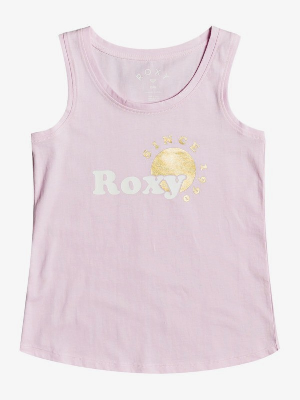 0 There Is Life - Organic Vest Top for Girls 4-16 Pink ERGZT03749 Roxy
