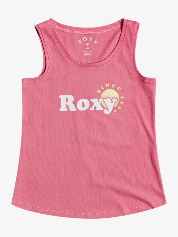 0 There Is Life - Organic Vest Top for Girls 4-16  ERGZT03749 Roxy