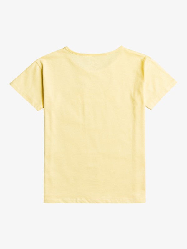 1 Day And Night - T-shirt en matière biologique pour Fille 4-16 Jaune ERGZT03752 Roxy