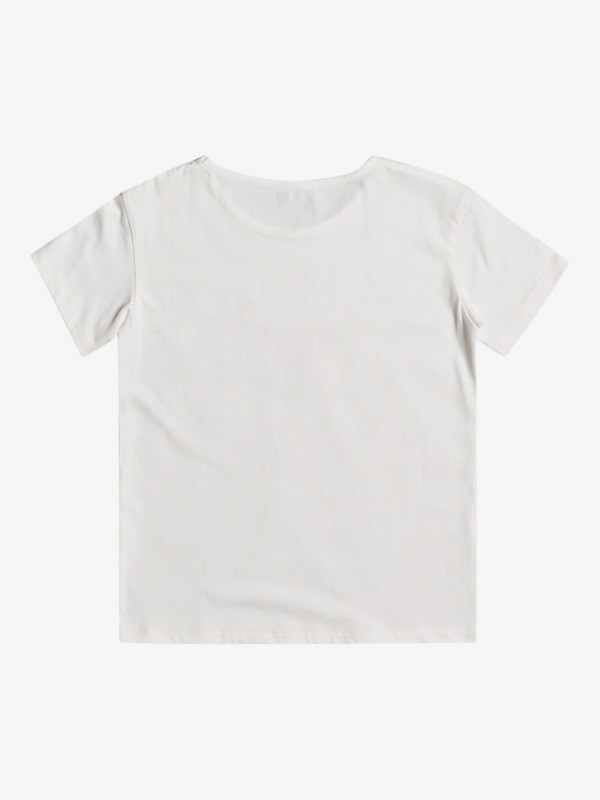 1 Day And Night - Organic T-Shirt for Girls 4-16 White ERGZT03753 Roxy