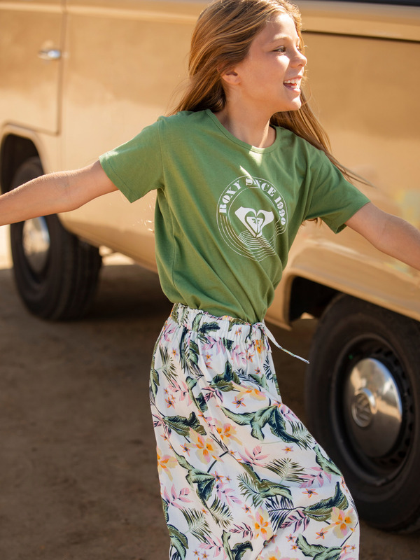 1 Day And Night - Organic T-Shirt for Girls 4-16  ERGZT03753 Roxy