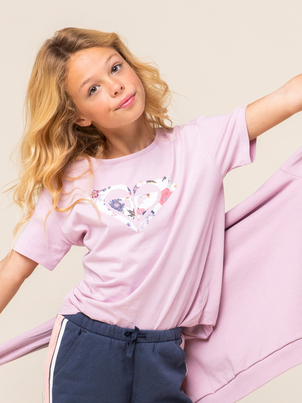 0 Day And Night - T-Shirt for Girls Pink ERGZT03808 Roxy