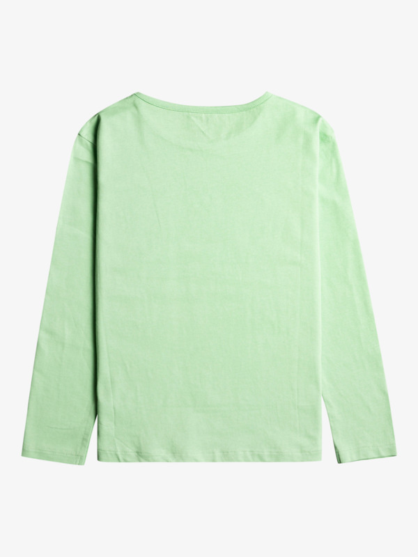 1 The One - Bio-Longsleeve für Mädchen Grün ERGZT03904 Roxy