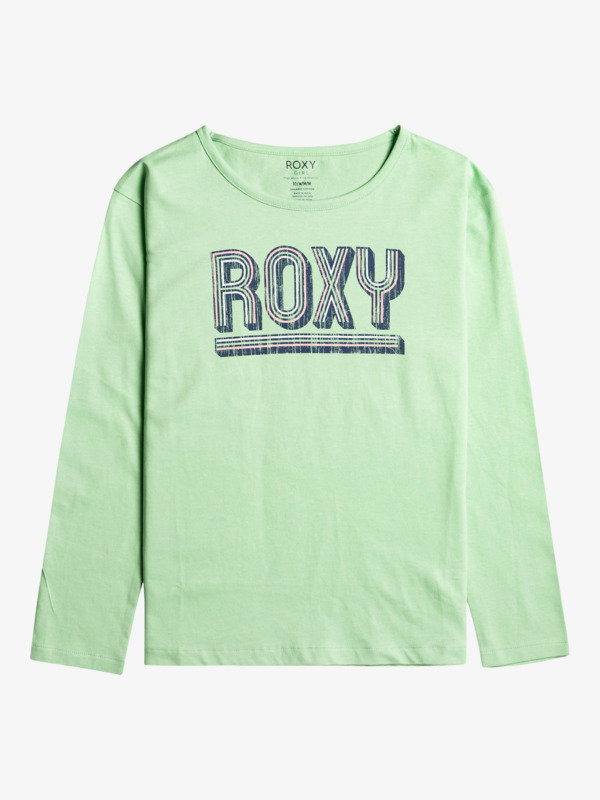 0 The One - Bio-Longsleeve für Mädchen Grün ERGZT03904 Roxy