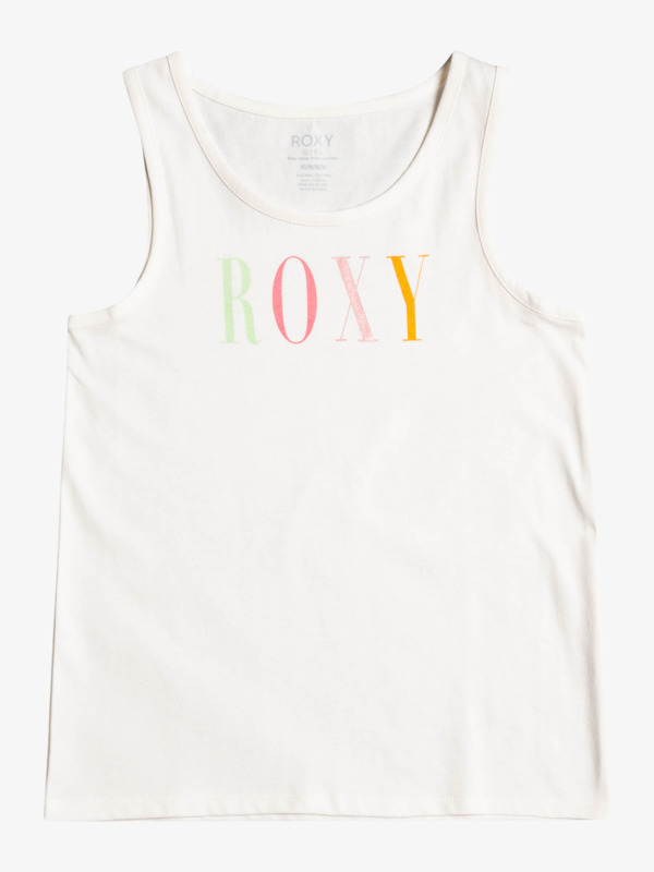 0 There Is Life - Vest Top voor Meisjes 4-16 White ERGZT03964 Roxy