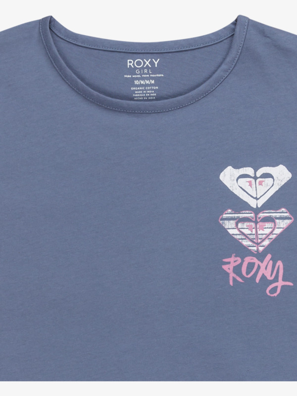 2 Day And Night - T-shirt met Korte mouw voor Meisjes 4-16 Blue ERGZT04063 Roxy