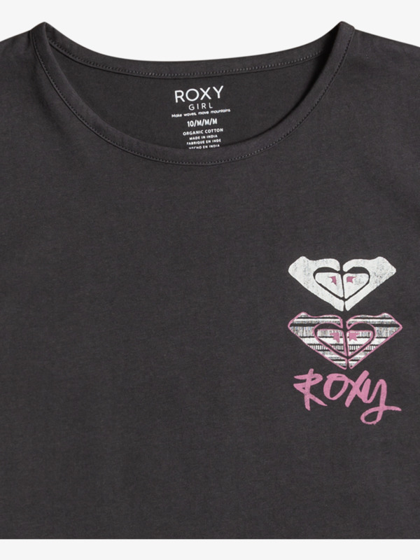 2 Day And Night - Short Sleeves T-shirt for Girls 4 - 16 Black ERGZT04063 Roxy