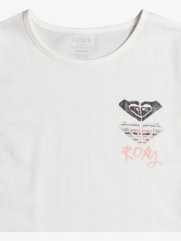 2 Day And Night - T-shirt met Korte mouw voor Meisjes 4-16 White ERGZT04063 Roxy