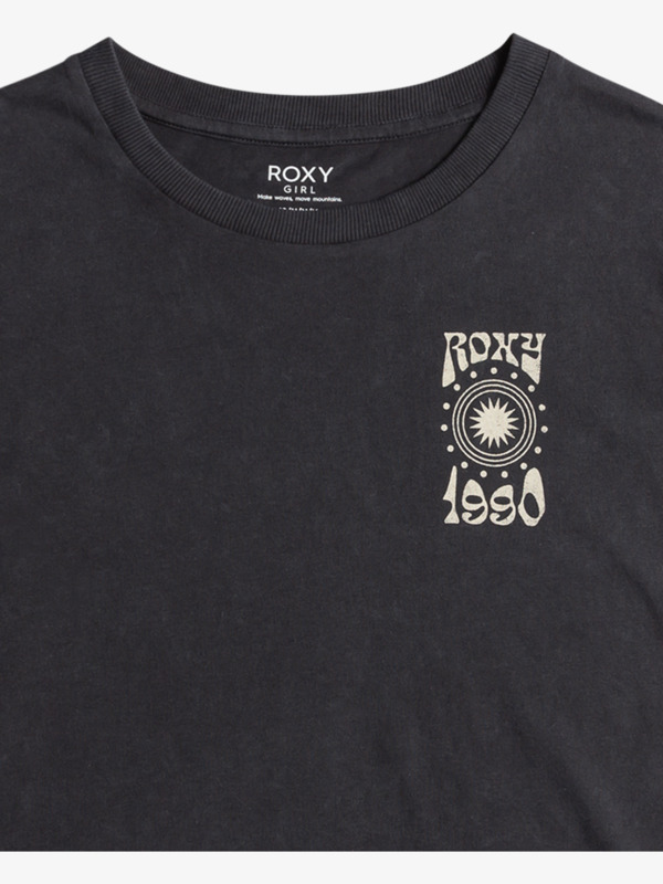 2 Gone To California - Short Sleeves T-shirt for Girls 4 - 16 Black ERGZT04067 Roxy