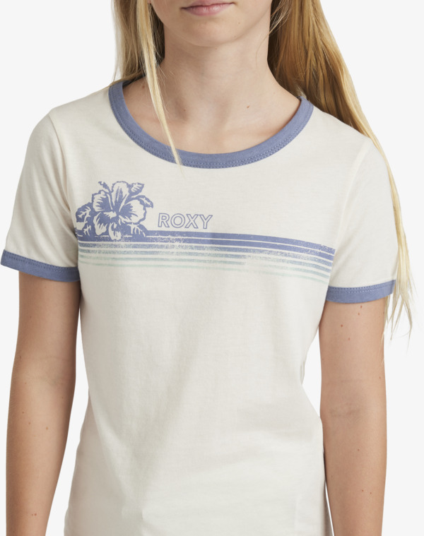 4 Can Love Me Better - Short Sleeves T-shirt for Girls 4 - 16 White ERGZT04071 Roxy