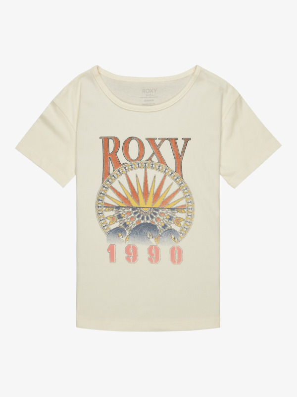 5 Day And Night Vintage - T-shirt met Korte mouw voor Meisjes 4-16 White ERGZT04073 Roxy