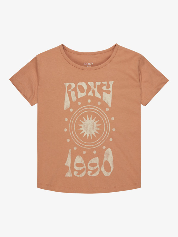 0 Day And Night Vintage - Camiseta de manga corta para Chicas (4 - 16 años) Marron ERGZT04075 Roxy