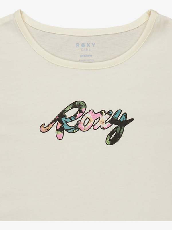 2 Day And Night - Short Sleeves T-Shirt for Girls 4 - 16 White ERGZT04116 Roxy