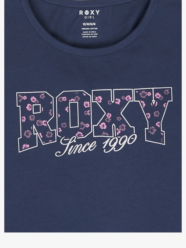 2 Lily Night - Maglietta a maniche corte da Ragazza 4-16 Blue ERGZT04139 Roxy