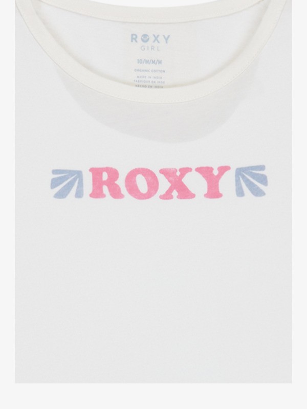 2 Lily Vintage - T-shirt met korte mouwen voor Meisjes 4-16 White ERGZT04140 Roxy