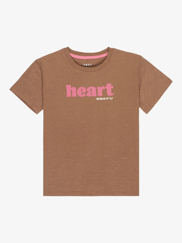 0 Orchid Art - Short Sleeve T-Shirt for Girls 4-16 Brown ERGZT04142 Roxy