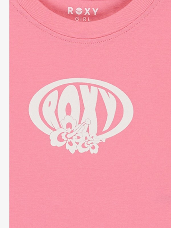 7 Baby One More Time - Cropped T-Shirt for Girls 4-16 Pink ERGZT04143 Roxy