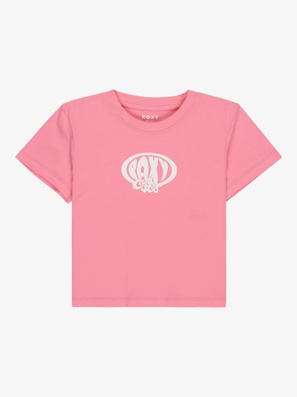 0 Baby One More Time - Cropped T-Shirt for Girls 4-16 Pink ERGZT04143 Roxy