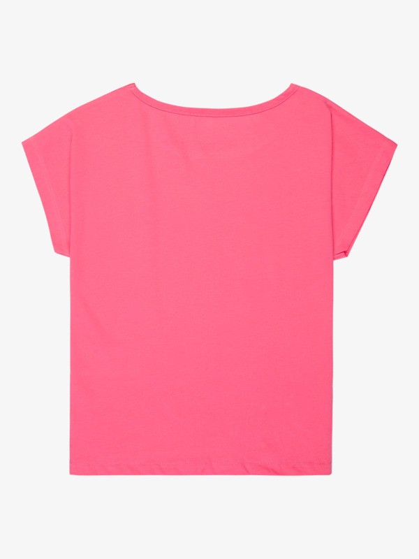 1 Pura Playa - Short Sleeve T-Shirt for Girls 4-16 Pink ERGZT04148 Roxy