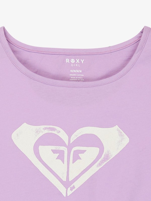 2 Pura Playa - T-shirt met korte mouwen voor Meisjes 4-16 Purple ERGZT04148 Roxy