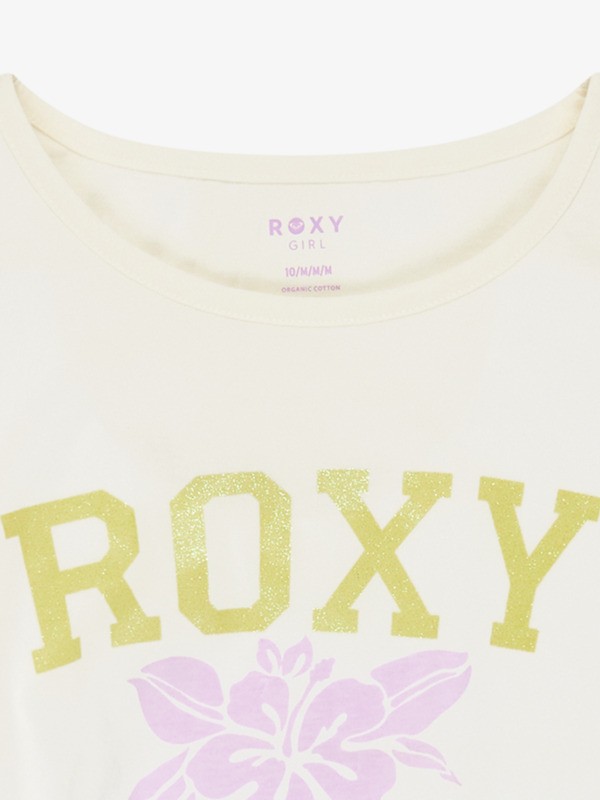 2 Pura Playa - T-shirt met korte mouwen voor Meisjes 4-16 White ERGZT04148 Roxy