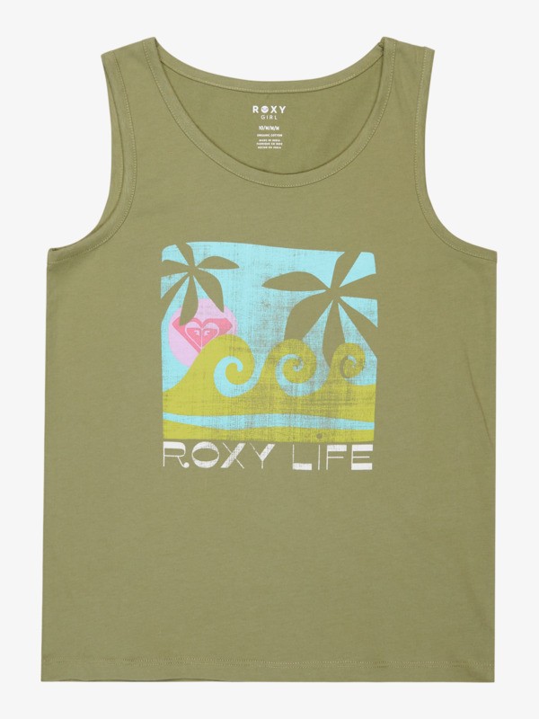 0 Miaregular Vintage - Vest Top for Girls 4-16 Green ERGZT04149 Roxy