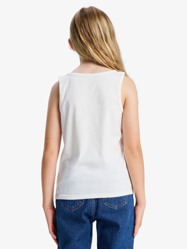 2 Miaregular - Vest Top for Girls 4-16 White ERGZT04150 Roxy