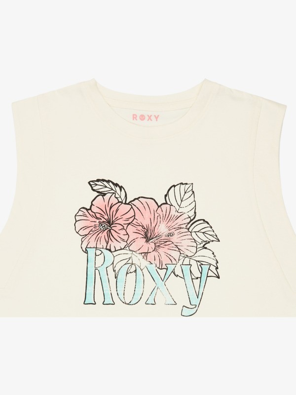 2 Peace Harbor - T-shirt sans manches pour Fille 4-16 Blanc ERGZT04151 Roxy