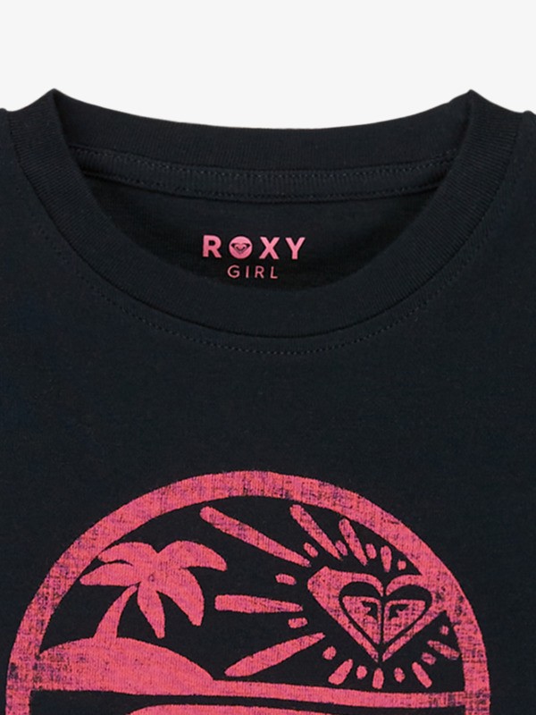 2 Baby One More Time - T-shirt curta para Raparigas 4-16 Preto ERGZT04152 Roxy