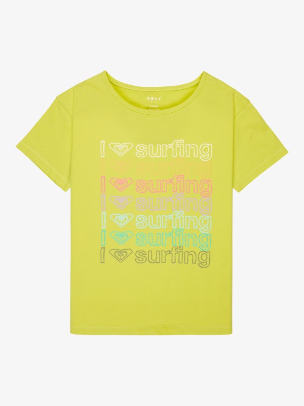 0 Lilyregular Night Vintage - T-Shirt f&uuml;r M&auml;dchen 4-16 Gr&uuml;n ERGZT04153 Roxy