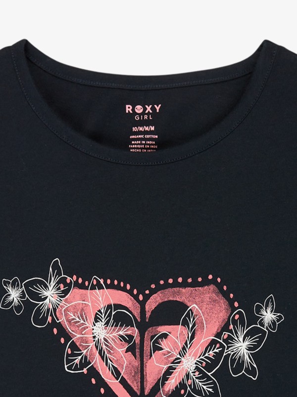 2 Lilyregular Night - T-Shirt &agrave; manches courtes pour Fille 4-16 Noir ERGZT04154 Roxy
