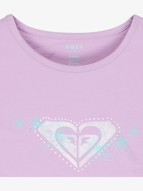 2 Lilyregular Night - Short Sleeve T-Shirt for Girls 4-16 Purple ERGZT04154 Roxy
