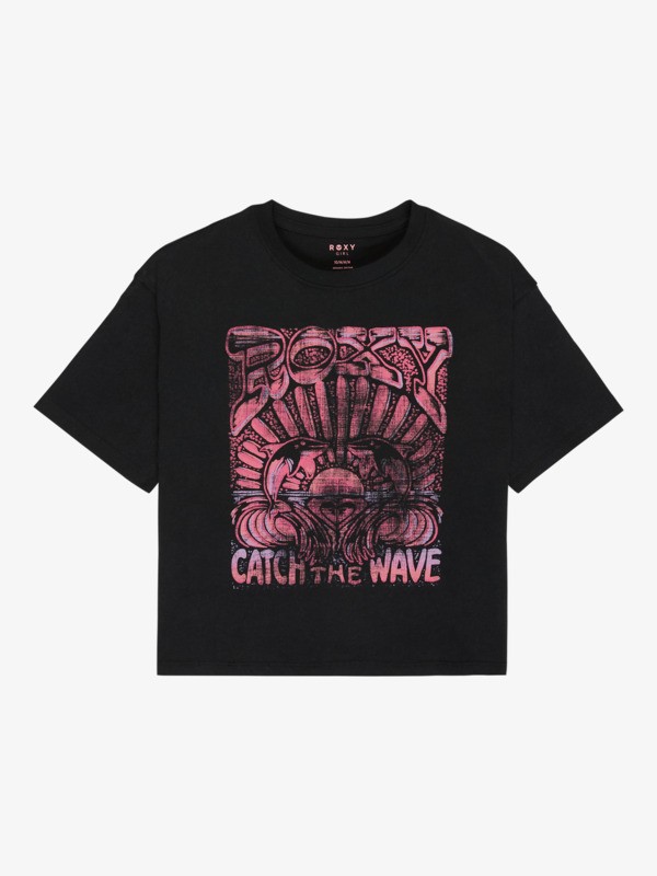 0 Daisyloose Season - T-Shirt &agrave; manches courtes pour Fille 4-16 Noir ERGZT04155 Roxy