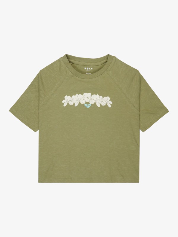 0 Sea Field Girls - Camiseta de manga corta para chicas 4-16 Verde ERGZT04158 Roxy