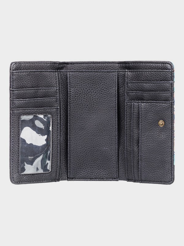 2 Hazy Daze - Tri-Fold Wallet Black ERJAA03712 Roxy