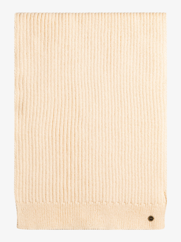 1 Patchouli Cake - Knitted Scarf for Women Beige ERJAA04067 Roxy