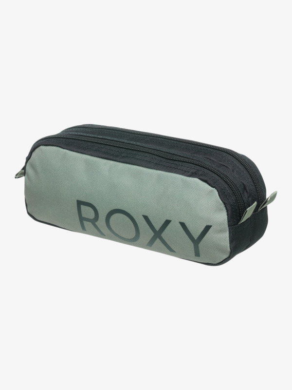1 Da Rock Solid - Pencil Case for Women Green ERJAA04083 Roxy