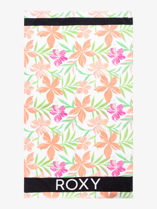 0 Pretty Towel In Full Moon - Basic Towel for Women White ERJAA04351 Roxy